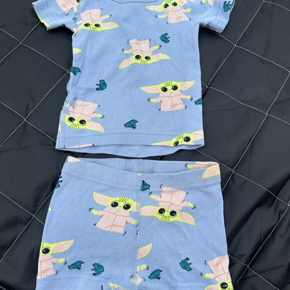 18-24 month Hanna andersson Star Wars baby yoda pajamas